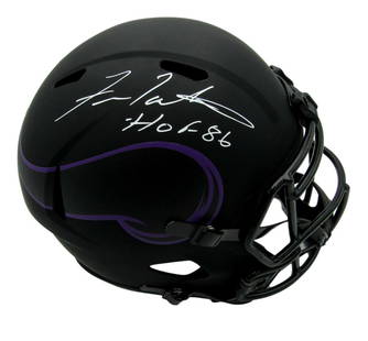 Fran Tarkenton Signed Vikings HOF Full Size Eclipse Replica Helmet JSA 159051: Fran Tarkenton Signed Vikings HOF Full Size Eclipse Replica Helmet JSA 159051 Sport: Football Product: Helmet Original/Reprint: Original Team: Minnesota Vikings Autograph Authentication: JSA League:
