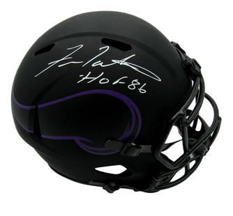 Fran Tarkenton Signed Vikings HOF Full Size Eclipse Replica Helmet JSA 159051: Fran Tarkenton Signed Vikings HOF Full Size Eclipse Replica Helmet JSA 159051 Sport: Football Product: Helmet Original/Reprint: Original Team: Minnesota Vikings Autograph Authentication: JSA League: N