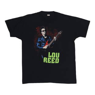 1986 Lou Reed Mistrial Tour Shirt: 1986 Lou Reed Mistrial Tour Shirt Original 1986 Lou Reed Mistrial Tour Shirt. This is a true vintage shirt, not a modern reproduction. Sizes vary so please use measurements for best idea on fit. Front