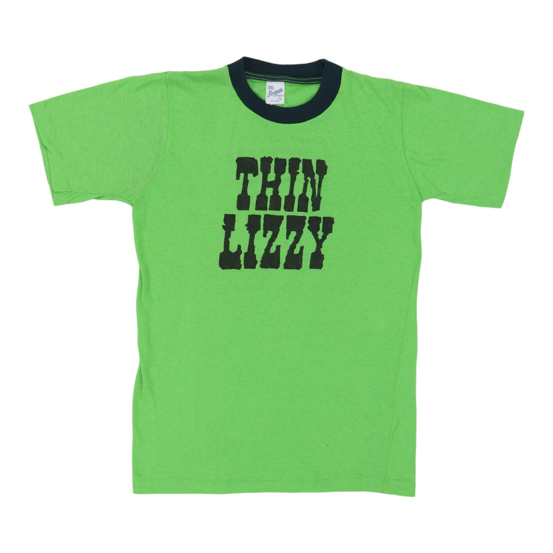 1970s Thin Lizzy Decca Promo Shirt: 1970s Thin Lizzy Decca Promo Shirt Original 1970s Thin Lizzy Decca Promo Shirt. This is a true vintage shirt, not a modern reproduction. Sizes vary so please use measurements for best idea on fit. Fro