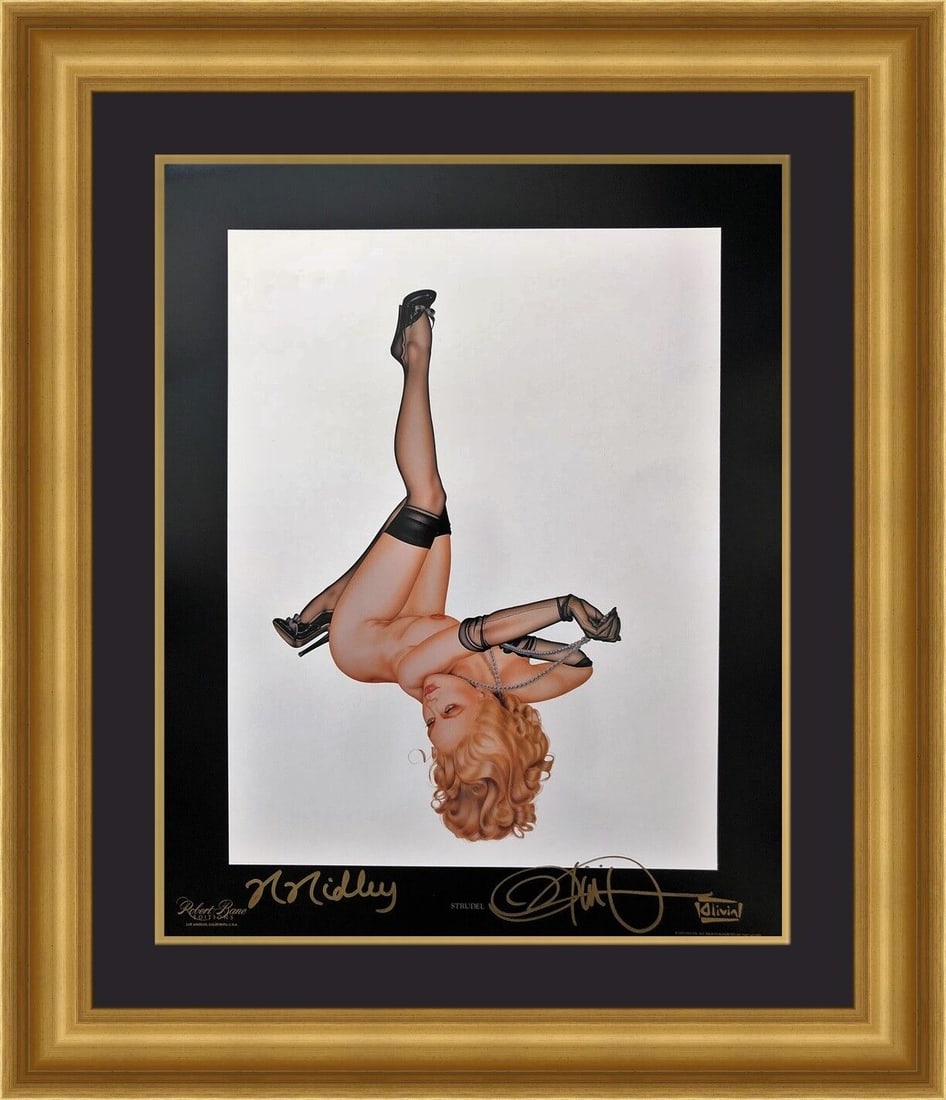 Olivia De Berardinis Rhonda Ridley Strudel Signed by Both Custom Framed: Olivia De Berardinis Rhonda Ridley Strudel Signed by Both Custom Framed Artist: Olivia De Berardinis Unit Of Sale: Single Piece Signed By: Olivia De Berardinis and Rhonda Ridley Size: Medium (up to 36