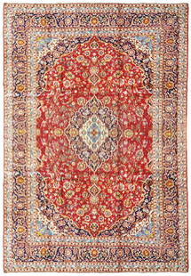 9.9 x 12.7 Classic Persian Rug Red Blue: 9.9 x 12.7 Classic Persian Rug Red Blue Free continental US Shipping Size in Feet: Width: 9.9 x Length: 12.7 Size in Inches: Width: 118 in x Length: 152 in Rug Type: Area Rug Colors: Red Blue Ivory We