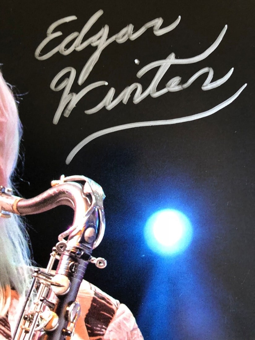 Edgar Winter Signed Autographed Custom Framed GREAT PHOTO PING: Edgar Winter Signed Autographed Custom Framed GREAT PHOTO PING Industry: Music Size: 17x25 Signed: Yes Object Type: Photograph Original/Reproduction: Original Pre-Owned PLEASE NOTE: LOCAL PICK UP IS N
