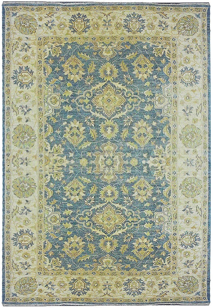 6 x 9 Bluish Gray Vegetable Dyed Ziglar Chobi Peshawar Rug: 6 x 9 Bluish Gray Vegetable Dyed Ziglar Chobi Peshawar Rug Free continental US Shipping Size in Feet: Width: 9 x Length: 6 Size in Inches: Width: 108 in x Length: 72 in Colors: Bluish Gray Ivory Weave