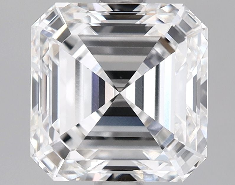Ideal Loose Diamond - Asscher 2.53ct F VS1: Ideal Loose Diamond - Asscher 2.53ct F VS1 Ideal Cut: Yes Source: This is a real non-mined Diamond that has been grown in a lab Shape: Asscher Carats: 2.53 Color: F Clarity: VS1 Ratio: 1.0080 Polish: 