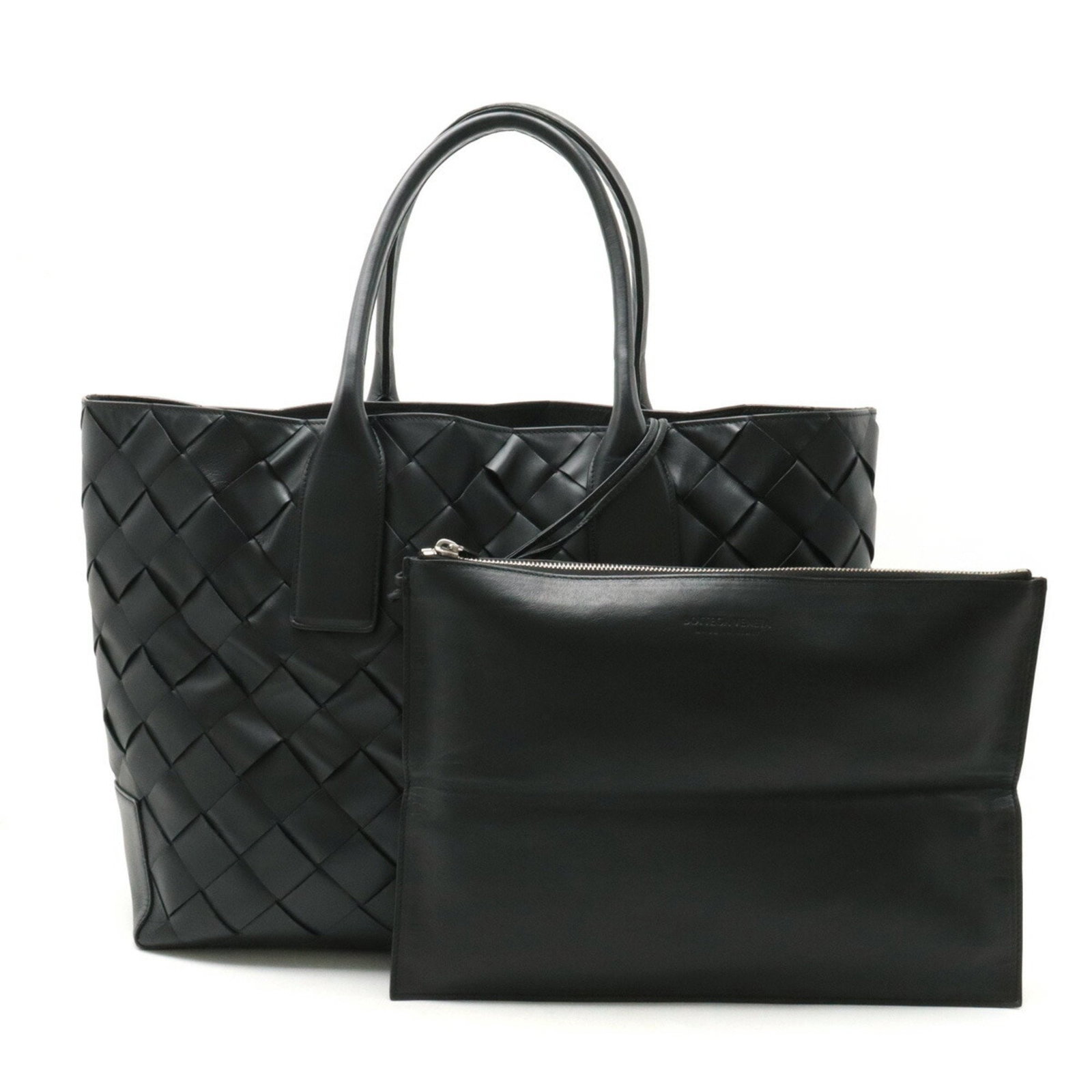 BOTTEGA VENETA Bottega Veneta Maxi Intrecciato Tote Bag Shoulder Leather Black 629888: BOTTEGA VENETA Bottega Veneta Maxi Intrecciato Tote Bag Shoulder Leather Black 629888 Brand: Bottega Veneta Model: 629888 Type: Shoulder bag Tote bag Material: Leather Leather: Color: Black Gender: Wo