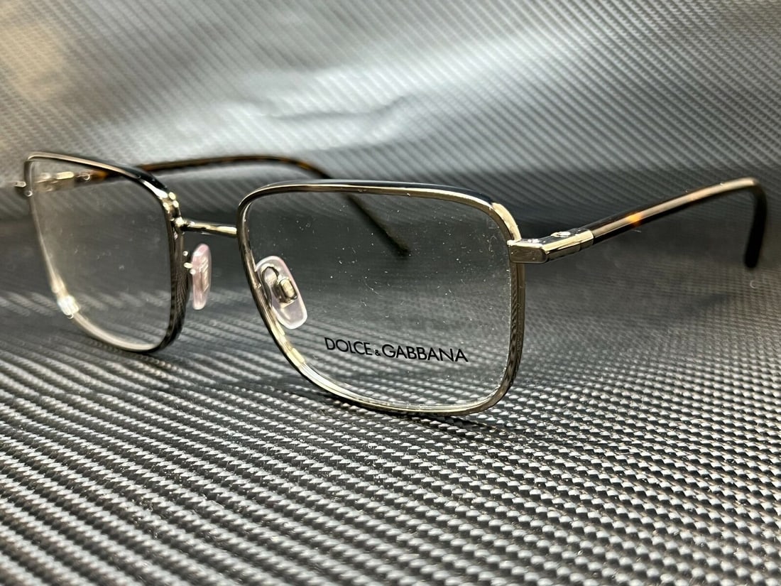 Dolce & Gabbana DG 1306 04 Gunmetal Men Eyeglasses Frame 56-18: Dolce & Gabbana DG 1306 04 Gunmetal Men Eyeglasses Frame 56-18 Frame Color: Gunmetal Type: Eyeglasses Frame Material: Metal Plastic Lens Socket Width: 56 mm Bridge Width: 18 mm Temple Length: 140 mm N