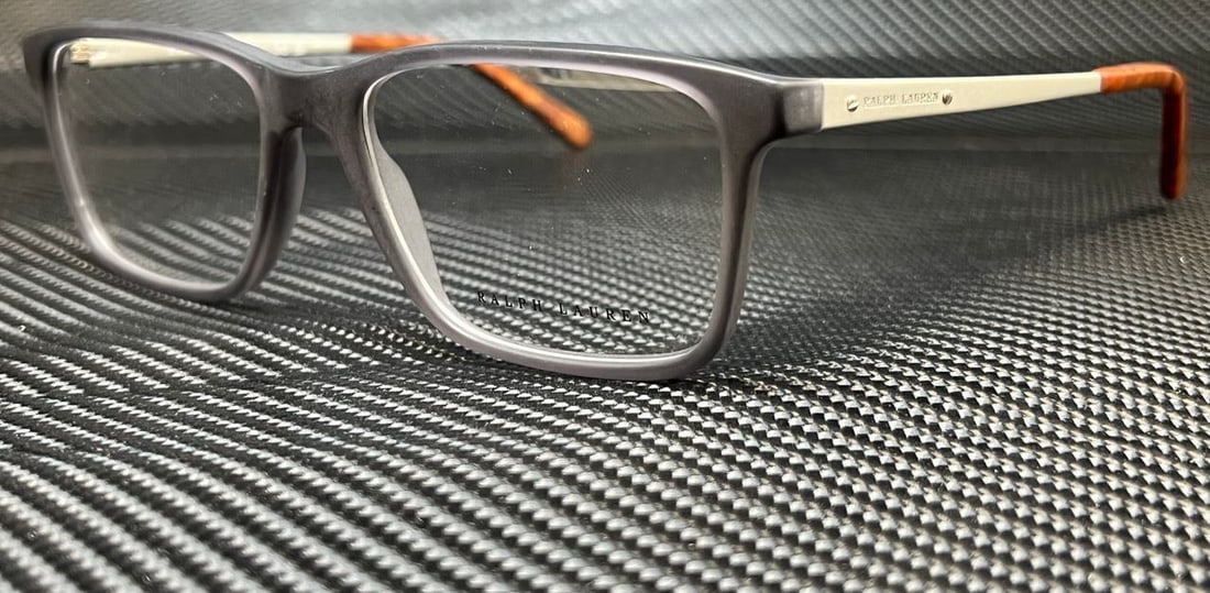 RALPH LAUREN RL6133 5965 Matte Gray Mens 54 mm Eyeglasses: RALPH LAUREN RL6133 5965 Matte Gray Mens 54 mm Eyeglasses Frame Color: Gray Type: Eyeglasses New The Mynt Guarantee: All items in this auction are guaranteed to be 100% authentic. At Your Service: At