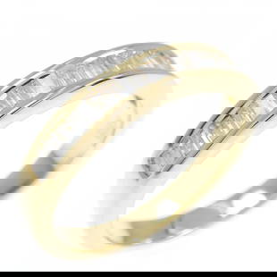 K18YG Diamond Ring 0.40CT: K18YG Diamond Ring 0.40CT Style: Ring Material: K18 Yellow Gold Gender: Ladies" Size: 6.5 (US size) Main Stone: Diamond 0.40CT Weight: approx. 3.9g Actualsize: Max W: 3.7mm Centerstone: Diamond