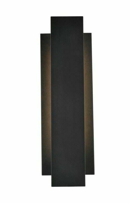 Wall Sconce Light Fixture LED Outdoor Black Patio Balcony Porch Walkway 17": Wall Sconce Light Fixture LED Outdoor Black Patio Balcony Porch Walkway 17" Light Color: Clear Clear White Warm White White Power Source: Hardwired Electric Size: Medium Item Length: 5.5 in Bulb Shape