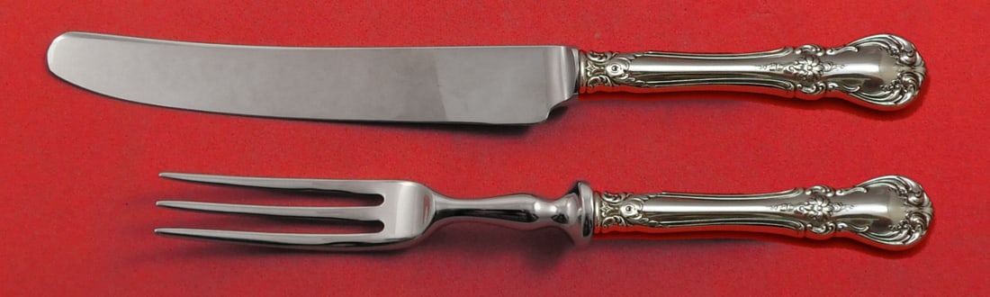 Old Master by Towle Sterling Silver Individual Fruit Set Custom 2-Piece HH WS: Old Master by Towle Sterling Silver Individual Fruit Set Custom 2-Piece HH WS Old master by towle sterling silver hollow handle with stainless implement custom made individual fruit set, 2-piece which