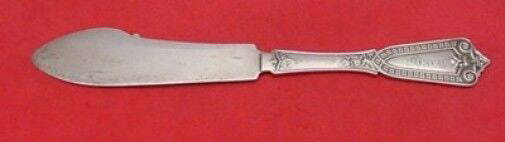 Ivy by Whiting-Hebbard Sterling Fish Knife Flat All Sterling w/Face 7 1/4": Ivy by Whiting-Hebbard Sterling Fish Knife Flat All Sterling w/Face 7 1/4" Ivy by whiting-hebbard sterling silver flat handle all sterling fish knife 7 1/4" in the pattern ivy by whiting-hebbard.