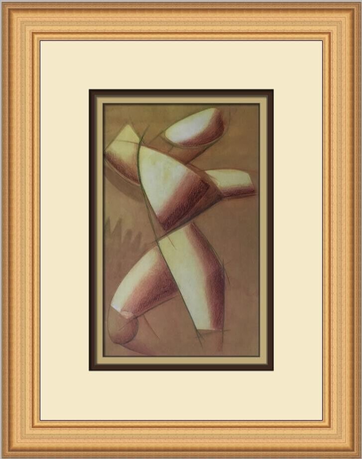 Alexander Archipenko Figure in Movement Custom Framed Print: Alexander Archipenko Figure in Movement Custom Framed Print Unit Of Sale: Single Piece Artist: Alexander Archipenko Size: Medium Item Length: 11 in Region Of Origin: United States Framing: Matted & Fr