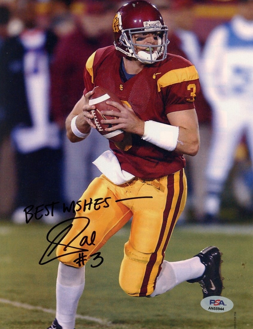 Carson Palmer Signed/Inscr 8x10 Photo USC 2002 Heisman PSA/DNA 188090: Carson Palmer Signed/Inscr 8x10 Photo USC 2002 Heisman PSA/DNA 188090 Productname: Carson Palmer Signed/Inscr 8x10 Photo USC 2002 Heisman PSA/DNA 18 Original/Reprint: Original Player: Carson Palmer Pr