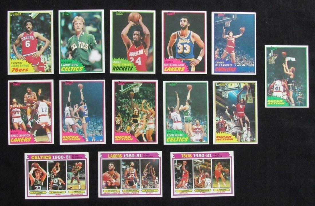 1981-82 TOPPS Basketball Complete Set (198) McHale RC Bird Abdul-Jabbar 189328: 1981-82 TOPPS Basketball Complete Set (198) McHale RC Bird Abdul-Jabbar 189328 Manufacturer: Topps Number Of Cards: 198 Season: 1981-82 Sport: Basketball Productname: 1981-82 Topps Basketball Cards Pr
