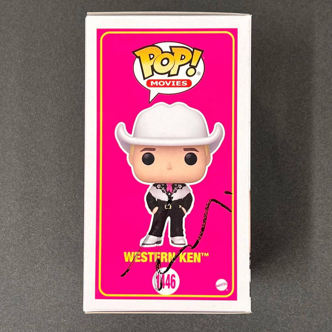 Ryan Gosling Signed Western Ken Funko Pop 1446 Psa/dna The Barbie