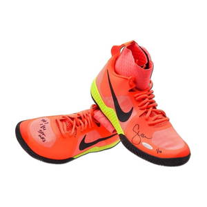 Serena Williams Signed Autographed Pink Nike Flare Court Shoes Inscribed /10