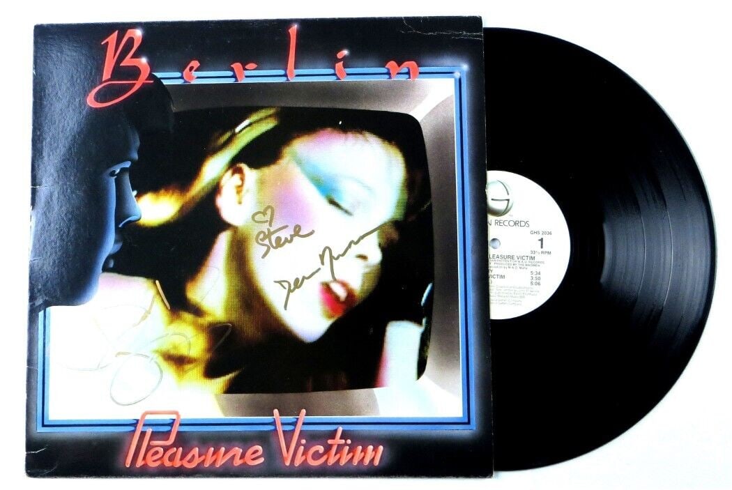 Berlin Multi Signed Autographed Record Album Cover Terri Nunn +2 JSA: Berlin Multi Signed Autographed Record Album Cover Terri Nunn +2 JSA Industry: Music Object Type: Record Original/Reproduction: Original Autograph Authentication: James Spence (JSA) Player: Terri Nunn