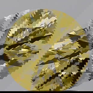 Ideal Loose Diamond - Round 2.08ct Fancy Intense Yellow: Ideal Loose Diamond - Round 2.08ct Fancy Intense Yellow Ideal Cut: Yes Source: This is a real non-mined Diamond that has been grown in a lab Shape: Round Carats: 2.08 Color: Fancy Intense Yellow