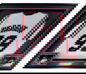 Charlie Sheen Autographed/Inscr Baseball Jersey "Major League" Framed PSA/DNA: Charlie Sheen Autographed/Inscr Baseball Jersey "Major League" Framed PSA/DNA Industry: Movies Original/Reproduction: Original Autograph Authentication: PSA/DNA Pre-Owned While the lot images are