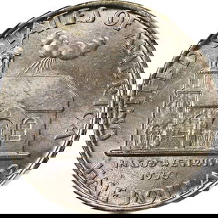 1936 Delaware Commem Half Dollar NGC MS64: 1936 Delaware Commem Half Dollar NGC MS64 Certification: NGC Circulated/Uncirculated: Uncirculated Grade: MS64 Certification Number: 3316301-021 Composition: Silver Year: 1936 Pre-Owned The MYNT