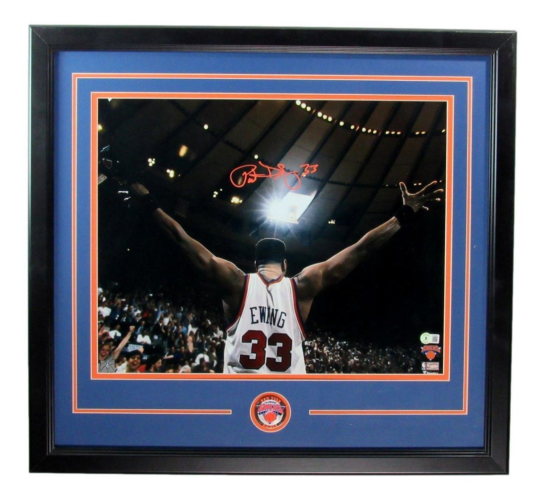 Patrick Ewing HOF Signed/Auto 16x20 Photo New York Knicks Framed Beckett 188788: Patrick Ewing HOF Signed/Auto 16x20 Photo New York Knicks Framed Beckett 188788 Original/Reprint: Original Product: Photo Sport: Basketball Productname: Dick Butkus HOF Signed/Inscribed 8x10 Photo Chi