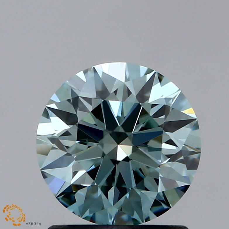 Ideal Loose Diamond - ROUND 1.05ct Fancy Light Green VVS2: Ideal Loose Diamond - ROUND 1.05ct Fancy Light Green VVS2 Source: This is a real non-mined Diamond that has been grown in a lab Shape: ROUND Carats: 1.05 Color: Fancy Light Green Certification: IGI Vi