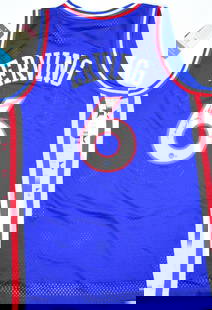 Julius Erving Autographed Blue Adidas Swingman Jersey- Beckett W Hologram *Black: Julius Erving Autographed Blue Adidas Swingman Jersey- Beckett W Hologram *Black Sport: Basketball Product: Jersey Original/Reprint: Original Player: Julius Erving Autograph Authentication: Beckett
