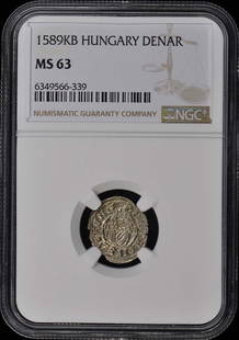 1589KB Hungary Denar Rudolf Madonna and Child NGC MS 63: 1589KB Hungary Denar Rudolf Madonna and Child NGC MS 63 Circulated/Uncirculated: Uncirculated Year: NONE Certification: NGC Certification Number: 6349566339 Grade: MS63 Pre-Owned The MYNT