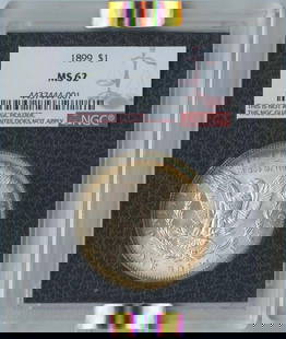 1899 Morgan Dollar S$1 NGC MS62 Paramount Black: 1899 Morgan Dollar S$1 NGC MS62 Paramount Black Certification: NGC Certification Number: 4437444001 Grade: MS62 Year: 1899 Circulated/Uncirculated: Uncirculated Mint Location: Philadelphia