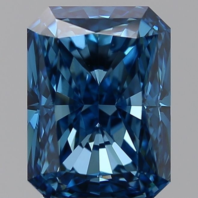 Loose Diamond - Radiant 2.23ct Fancy Vivid Blue: Loose Diamond - Radiant 2.23ct Fancy Vivid Blue Source: This is a real non-mined Diamond that has been grown in a lab Shape: Radiant Carats: 2.23 Color: Fancy Vivid Blue Clarity: VS1 Certification: IG