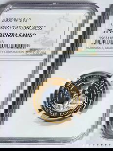 2000 W NGC PF-70 ULTRA CAMEO LIBRARY OF CONGRESS: 2000 W NGC PF-70 ULTRA CAMEO LIBRARY OF CONGRESS Certification: NGC Composition: Gold-Platinum Grade: PF 70 Year: 2000 Circulated/Uncirculated: Uncirculated Strike Type: Proof Mint Location: West