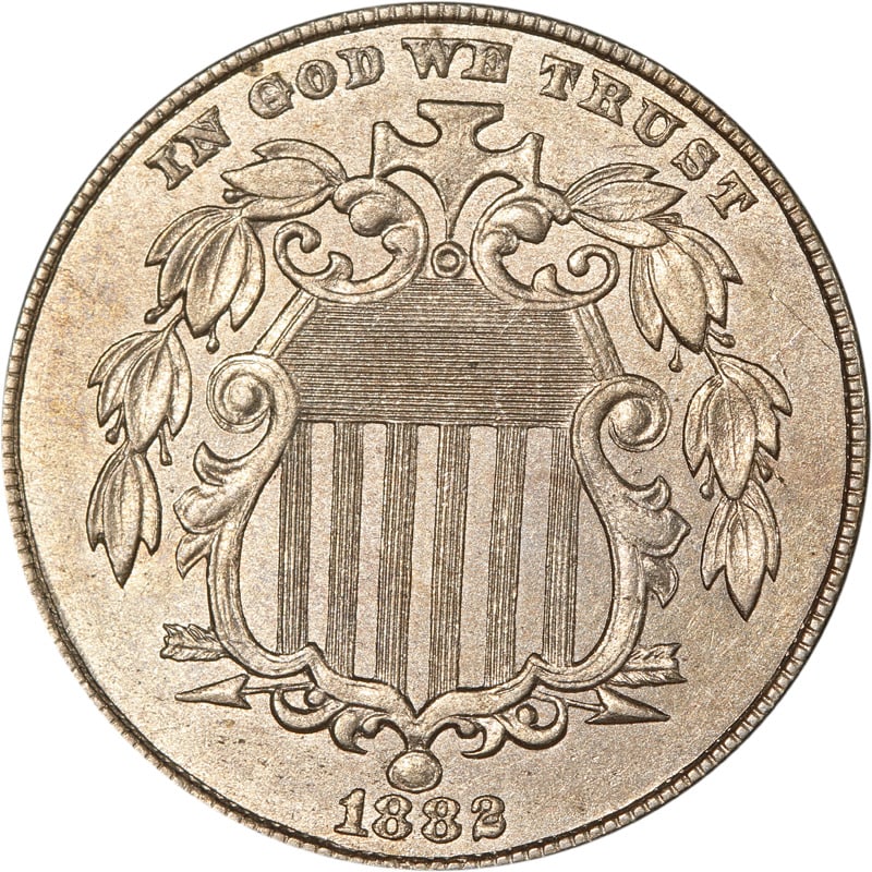 1882 Shield Nickel: 1882 Shield Nickel Certification: Uncertified Circulated/Uncirculated: Circulated Composition: Nickel Year: 1882 Pre-Owned The MYNT Guarantee: All items in this auction are guaranteed to be 100% authe