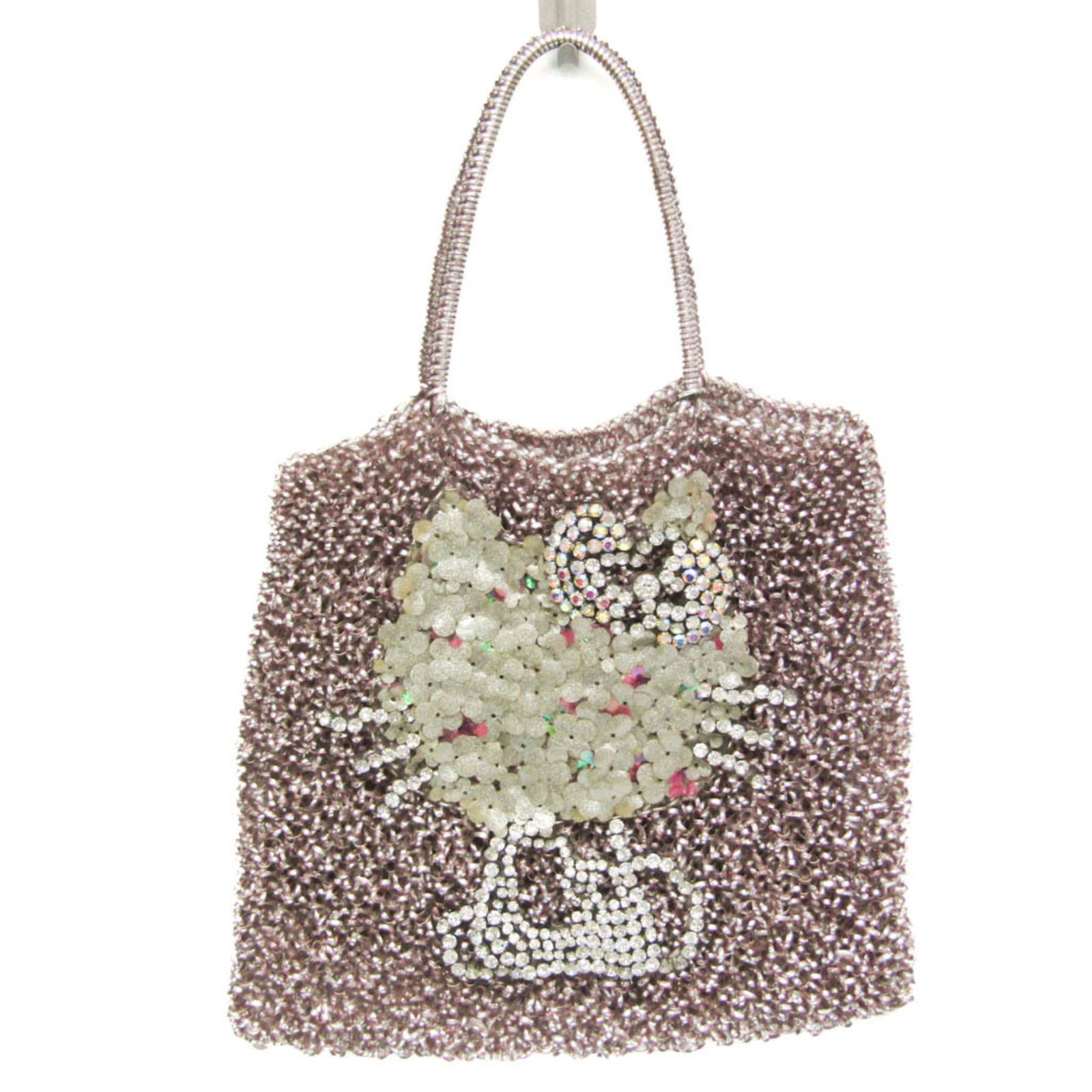 Anteprima Hello Kitty Women's Wire Handbag Light Pink Silver: Anteprima Hello Kitty Women's Wire Handbag Light Pink Silver Brand: Anteprima Model: Hello Kitty Country of Origin: China Type: Handbag Material: Wire Wire: Color: Light pink Silver Gender: Women Size