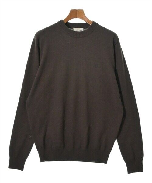 LACOSTE Knitwear/Sweater Brown 5(Approx. XL): LACOSTE Knitwear/Sweater Brown 5(Approx. XL) Style: Pullover Color: Brown "Size (Men's): 5 (XL rank)" Size Type: Regular Type: Knit sweater None The Mynt Guarantee: All items in this auction are guara