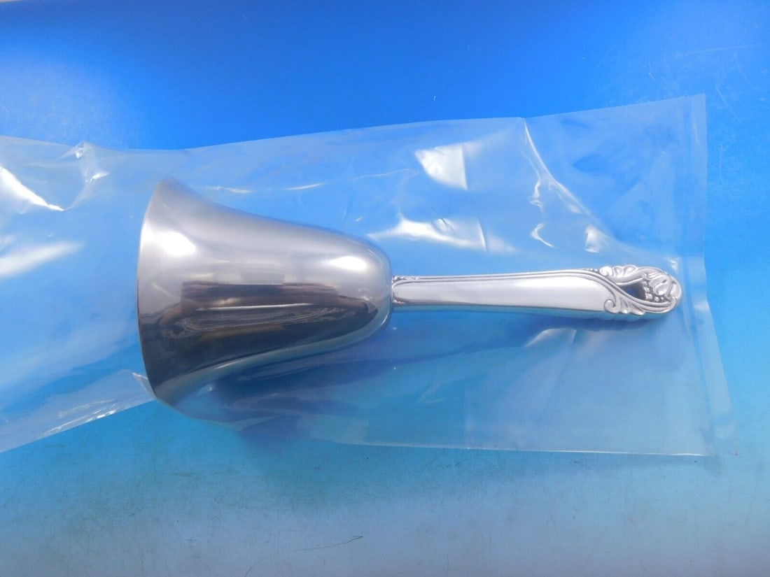 Spring Glory Sterling Silver Dinner Bell 7 inches Custom Made: Spring Glory by International Sterling Silver Dinner Bell HH WS 7" Custom Made Spring glory by internationalsterling silver custom made hollow handle with stainless implement dinner bell 7" in the pat