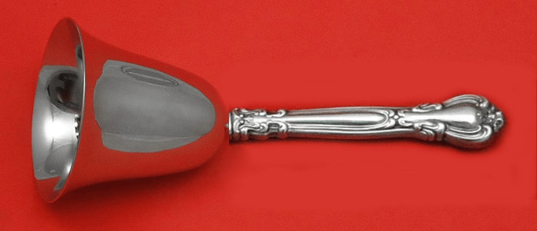 Chantilly by Gorham Sterling Silver Dinner Bell HH with Stainless 7" Custom Made: Chantilly by Gorham Sterling Silver Dinner Bell HH with Stainless 7" Custom Made Chantilly by gorhamsterling silver custom made hollow handle with stainless implement dinner bell 7" in the pattern cha