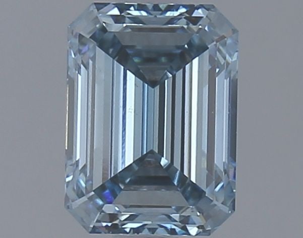 Ideal Loose Diamond - Emerald 1.47ct Fancy Vivid Blue: Ideal Loose Diamond - Emerald 1.47ct Fancy Vivid Blue Ideal Cut: Yes Source: This is a real non-mined Diamond that has been grown in a lab Shape: Emerald Carats: 1.47 Color: Fancy Vivid Blue Clarity: 