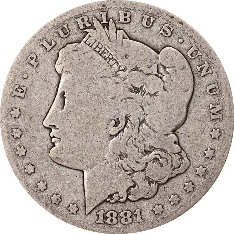 1881-CC Morgan Silver Dollar Nice G+ Key Date: 1881-CC Morgan Silver Dollar Nice G+ Key Date Certification: Uncertified Circulated/Uncirculated: Circulated Composition: Silver Mint Location: Carson City Grade: Nice G+ Year: 1881 Fineness: 0.9 Pre-