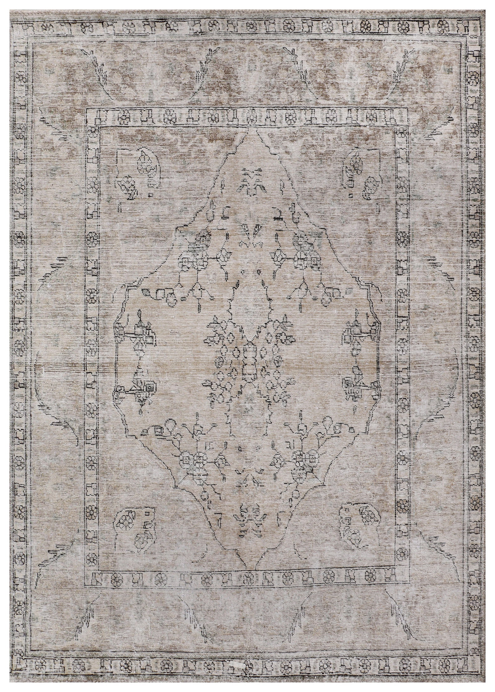 6 x 9 Persian Distressed Vintage Hand-knotted Rug Faded Light Gray Semi-Antique: 6 x 9 Persian Distressed Vintage Hand-knotted Rug Faded Light Gray Semi-Antique Free continental US Shipping Size in Feet: Width: 6'6 x Length: 9'2 Size in Inches: Width: 78 in x Length: 110 in Colors