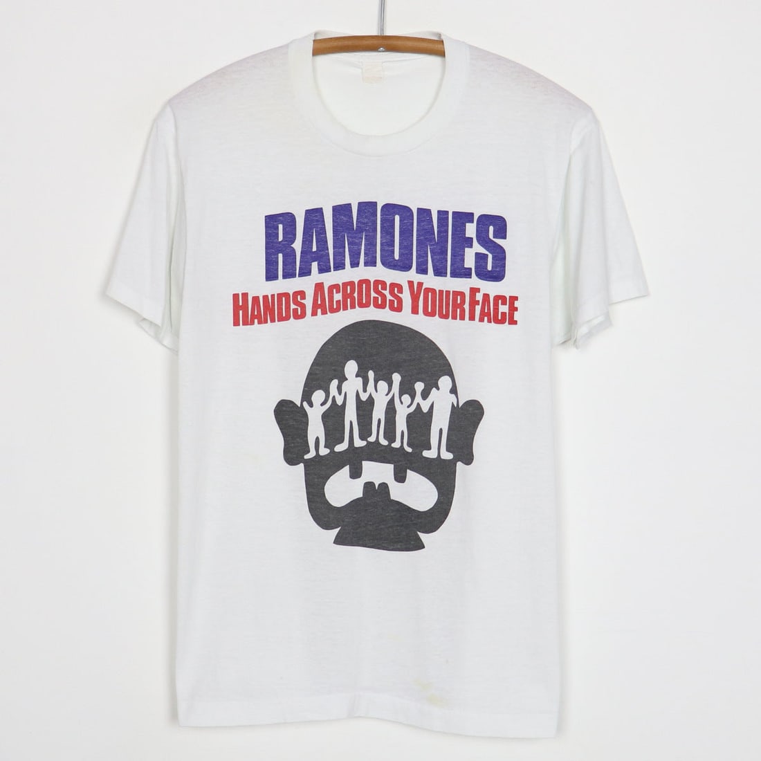 1985 Ramones Hands Across Your Face Shirt: 1985 Ramones Hands Across Your Face Shirt Original 1985 Ramones Hands Across Your Face Shirt. This is a true vintage shirt, not a modern reproduction. Sizes vary so please use measurements for best id