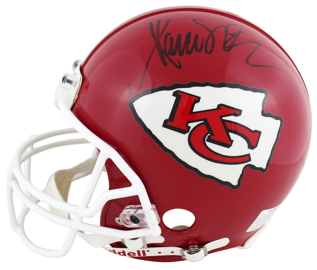 Chiefs Marcus Allen Signed Vintage Riddell Full Size Proline Helmet BAS #BF19963: Chiefs Marcus Allen Signed Vintage Riddell Full Size Proline Helmet BAS #BF19963 Sport: Football Product: Helmet Original/Reprint: Original Player: Marcus Allen Team: Kansas City Chiefs Autograph Auth