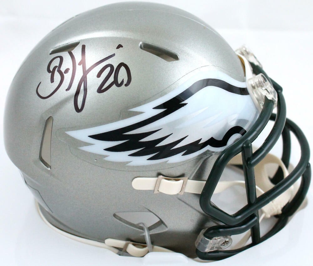 Brian Dawkins Autographed Philadelphia Eagles Flash Speed Mini Helmet-BAW Holo: Brian Dawkins Autographed Philadelphia Eagles Flash Speed Mini Helmet-BAW Holo Sport: Football Product: Helmet Original/Reprint: Original Player: Brian Dawkins Team: Philadelphia Eagles Autograph Auth
