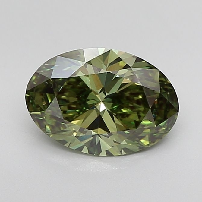 Ideal Loose Diamond - Oval 2.44ct Fancy Vivid Green: Ideal Loose Diamond - Oval 2.44ct Fancy Vivid Green Ideal Cut: Yes Source: This is a real non-mined Diamond that has been grown in a lab Shape: Oval Carats: 2.44 Color: Fancy Vivid Green Clarity: VS1 