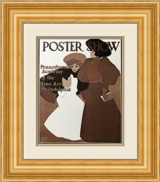 Maxfield Parrish - Poster Show Custom Framed Print: Maxfield Parrish - Poster Show Custom Framed Print Features: Framed Matted Region Of Origin: united states Item Width: 20 in Title: Poster Show Production Technique: Lithography Item Length: 20 in Ite