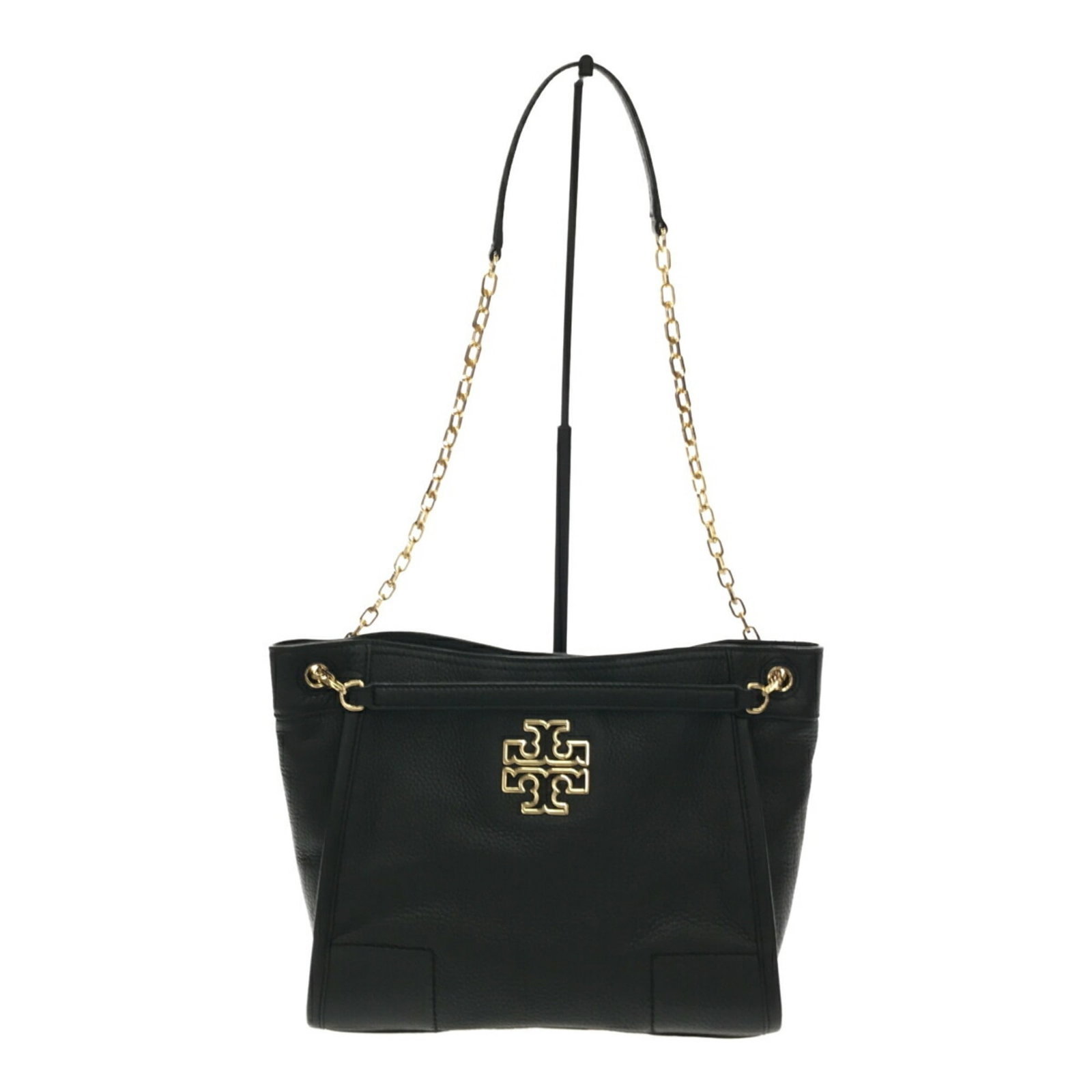 TORY BURCH Chain Tote Bag BLK Black Women's IT8UCPAFF4ZK: TORY BURCH Chain Tote Bag BLK Black Women's IT8UCPAFF4ZK Brand: Tory Burch Type: Shoulder bag Material: Leather Leather: Color: Black Gender: Women Size (HxWxD): 24cm x 36cm x 11cm / 9.44 x 14.17 x 4.