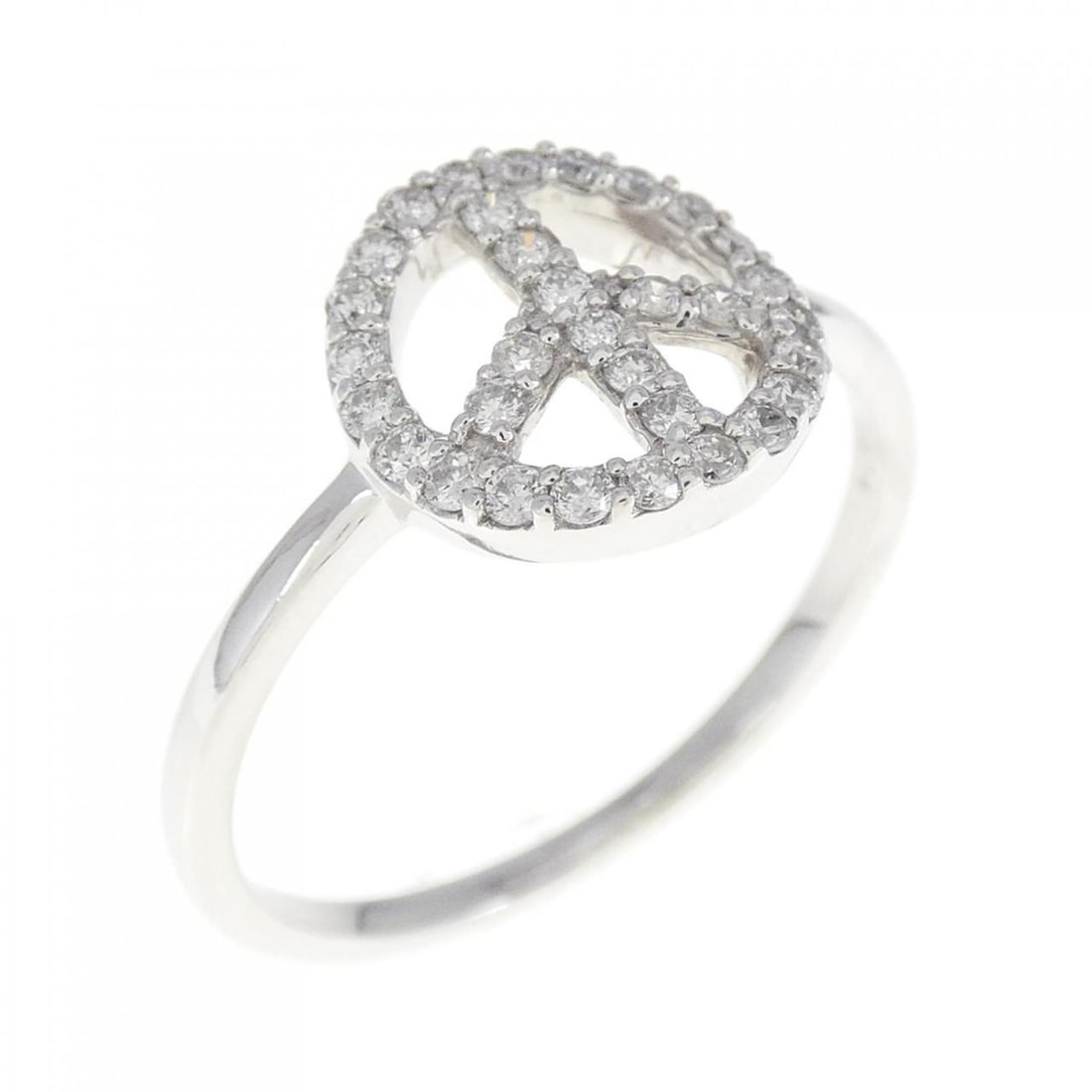K18WG Diamond Ring 0.23CT: K18WG Diamond Ring 0.23CT Style: Ring Material: K18 White Gold Gender: Ladies Size: 6.5-7 (US size) Main Stone: Diamond 0.23CT Weight: approx. 2.1g Actualsize: Max W: 9.9mm Centerstone: Diamond 0.23CT
