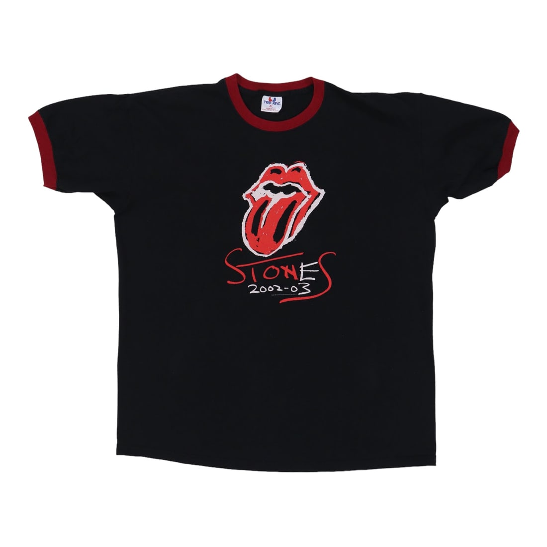 2002 Rolling Stones Tour Shirt: 2002 Rolling Stones Tour Shirt Original 2002 Rolling Stones Tour Shirt. This is a true vintage shirt, not a modern reproduction. Sizes vary so please use measurements for best idea on fit. Front and b