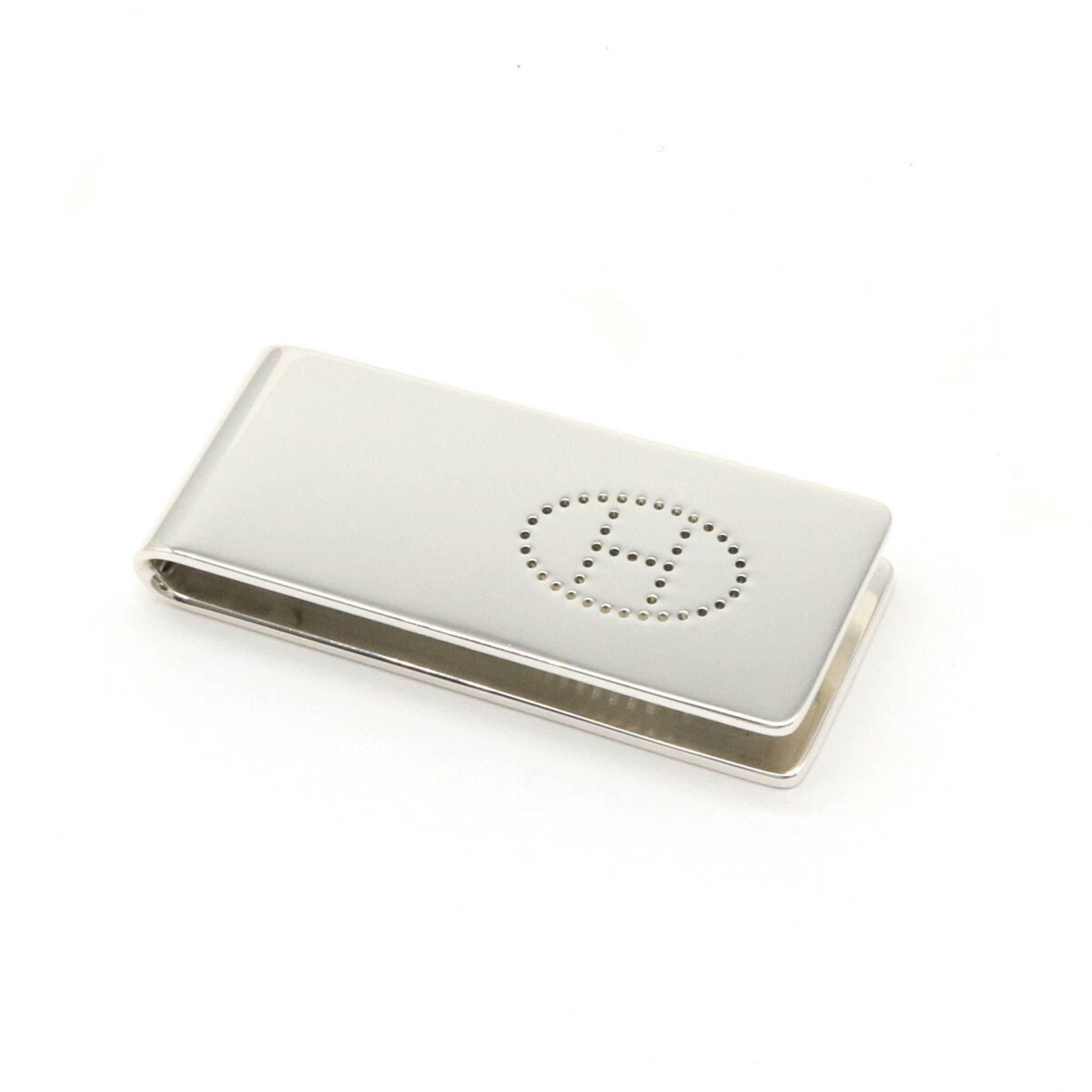HERMES Evelyn Pan Ring Punching Money Clip Bill Holder Ag925 SV925 Silver: HERMES Evelyn Pan Ring Punching Money Clip Bill Holder Ag925 SV925 Silver Brand: Hermes Type: Money clip Gender: Men Women Material: Silver 925 Silver 925: Size (HxWxD): 4.7cm x 2cm / 1.85 x 0.78 Cond