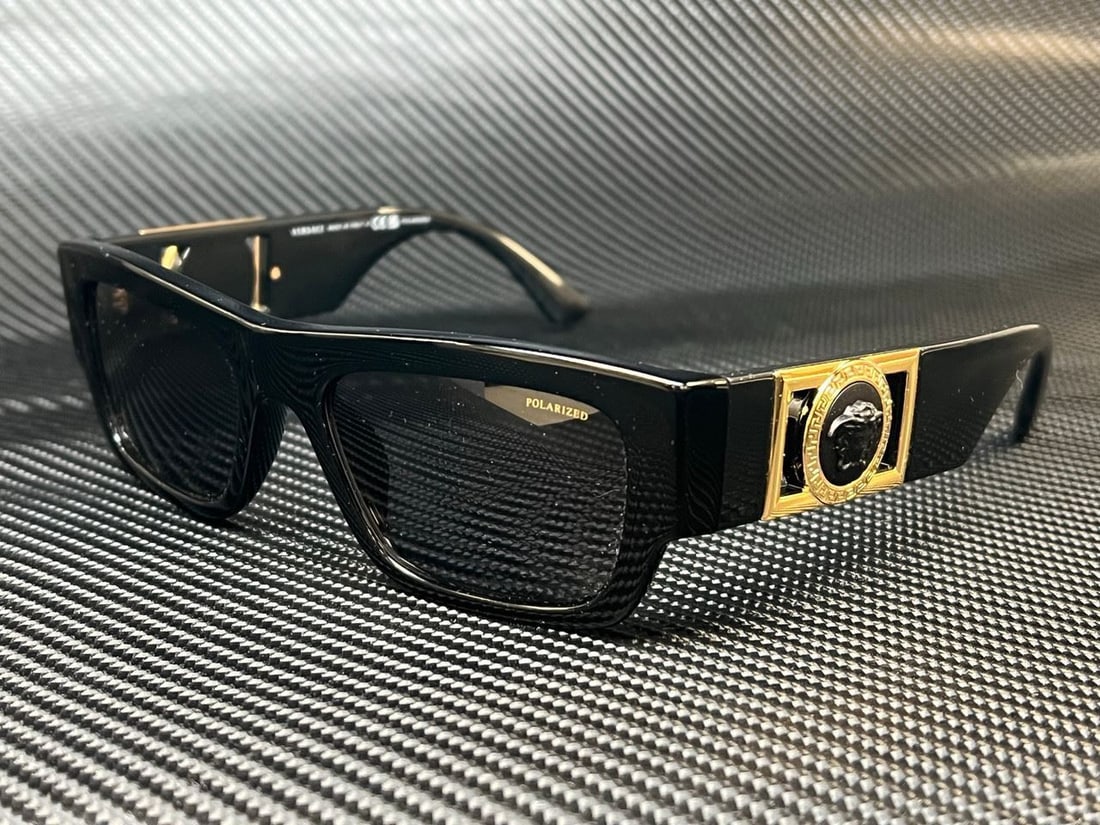 VERSACE VE4416U GB1 81 Black Grey Polarized Mens 53 mm Sunglasses: VERSACE VE4416U GB1 81 Black Grey Polarized Mens 53 mm Sunglasses Pattern: Solid Lens Technology: Polarized Frame Color: Black Uv Protection: UV400 Type: Sunglasses Lens Material: Plastic Frame Materi